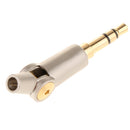 Flexible Right Angle / Stranght Angle 3.5mm 3-Pole Stereo Audio Bass Plug Jack for Earphone Cable Solder Adapter Connector