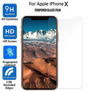 Mobile Screen Protector , Full Cover Protective Tempered Glass Film Guard Anti-dazzling and Anti-fingerprint for iPhone X Ten
