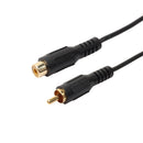Audio RCA Extension Cable ?15ft Male to Female RCA for Home Theater, Turntable, Subwoofer, Mono, Video & Speaker Cable Extender Cord