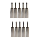 10Pack XLR 3-Pin Male to 1/4-Inch Male Socket Audio Adapter Converter Connector