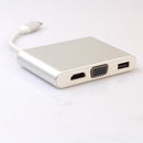 6 in 1 USB 3.1 Type C Hub ,RJ45 Ethernet Gigabit Adapter + 4K HDMI + VGA + 2 x Usb 3.0 Ports For New Macbook 12Â”, MacBook Pro, Huawei Matebook, ChromeBook Pixel 2015