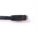 Gold Plated RJ45 Flat Cat7 Ethernet 10Gbps SSTP Network LAN Cable Lot 1m