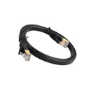 Gold Plated RJ45 Flat Cat7 Ethernet 10Gbps SSTP Network LAN Cable Lot 1m