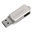 256GB USB 2.0 Flash Drive Memory Stick Fold Storage Thumb Pen Swivel Design Silver