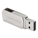 256GB USB 2.0 Flash Drive Memory Stick Fold Storage Thumb Pen Swivel Design Silver