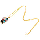 High Speed USB 2.0 Memory Stick Pen Drive with Crystal Diamond Colorful Flower Pendent and Jewelry Necklace 128GB