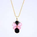 Luxury Rotating Jewelry Butterfly Rotating USB Flash Drive Thumb Pen Drive & Gold Necklace 32GB
