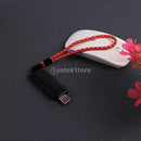Adjustable Hand Wrist Lanyard Strap String for USB Flash Drives, Keys, Keychains, ID Name Tag Badge Holders and other Portable Items - Red