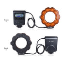SL-102 LED Macro Ring Flash Light Lamp Adapter Mount and 8pcs Adapter Rings for Canon Nikon Olympus Camcorder