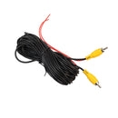 40ft Car RCA Video Extension Cable for Auto Backup Camera Monitor Rear View Parking System with Detection Wire Reverse Trigger Lead for GPS Navigation