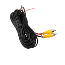 40ft Car RCA Video Extension Cable for Auto Backup Camera Monitor Rear View Parking System with Detection Wire Reverse Trigger Lead for GPS Navigation
