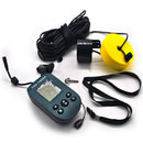 Portable Fish Finder & Wired Sonar Sensor Fishfinder Depth Locator with Fish Size, Water Temperature, Alarm Transducer, Dot Matrix 100m Range