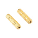 3.5mm Stereo Jack to 3.5mm Audio Female/ Female Coupler Metal 3.5mm Audio Adapter