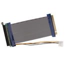 Powered PCI-Express 16x To 16x PCI-E Riser Card Ribbon Extender Extension Cable with Gold-plated Connector