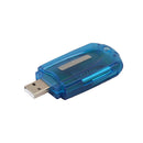 High Speed 5 in 1 USB Memory Card Reader Writer Dongle Pen for MicroSD TF SD M2 XD MS Blue