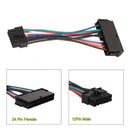 ATX 24 Pin Female to 12 Pin Male Converter Power Supply Cable Cord for Acer Computer