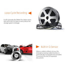 Universal 1080P HD 3 Lens Car DVR Dash Cam 24'' Rearview Camera Video Recorder G-Sensor