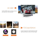 Universal 1080P HD 3 Lens Car DVR Dash Cam 24'' Rearview Camera Video Recorder G-Sensor