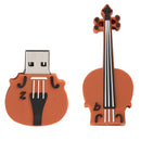 Musical Violin Model USB 2.0 Flash Drive Memory Stick U Disk 256GB