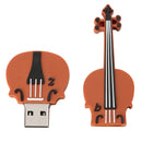 Musical Violin Model USB 2.0 Flash Drive Memory Stick U Disk 256GB