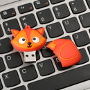16GB High Speed USB 2.0 Cartoon Fox Model Flash Drive Memory U Disk for PC Loptop