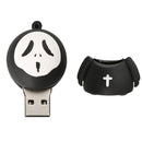 3D Cartoon Halloween Ghost Shape USB Memory Stick Flash Drive Thumb U Stick 256GB