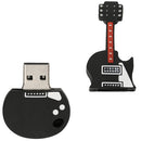 3D Cartoon Electric Guitar Shape USB Memory Stick Flash Drive Thumb U Stick 256GB
