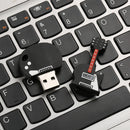 3D Cartoon Electric Guitar Shape USB Memory Stick Flash Drive Thumb U Stick 256GB