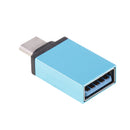 USB C Adapter, USB-C to USB-A 3.0 Adapter for USB Type-C Devices Including Galaxy S8, MacBook Pro, ChromeBook Pixel, Nexus 5X, Nexus 6P, Nokia N1 Tablet and More Blue