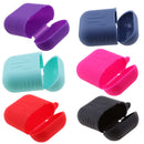 Wireless Bluetooth Headsets Case, Shockproof Silicone Protective Cover Skin with Earphone Sports Anti-lost Strap Rope for Apple Airpods Charging Case Purple