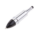 Lipstick-Shaped Mini Size Easy-Carry Touch Stylus Pen with Two Uses, for Capacitive Touch Screen Universal Touch Screen Stylus Pen, and Ballpiont Pen White