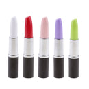 Lipstick-Shaped Mini Size Easy-Carry Touch Stylus Pen with Two Uses, for Capacitive Touch Screen Universal Touch Screen Stylus Pen, and Ballpiont Pen White
