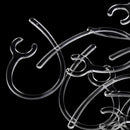 10 Pcs Bluetooth Clamp Ear Hooks Loops Clips Replacement for Plantronics iPhone 8.5mm Clear