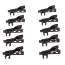 10 Pack Metal Clip , 5/16inch (8mm) Dia Lapel / Lavalier Microphone Tie Clip Black for Lavalier Wireless Microphone System