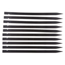 10 Pack 5.91" Nylon Plastic Spudger Probe Security Opening Pry Bar for iPhone iPad Samsung Cell Phone Laptop PC LCD Screen Disassembly Black