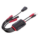All in 1 Power Hub Overvoltage Protection Extender Cable for iPhone 5 6 7 Plus Samsung Galaxy
