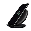 Fast Wireless Charger, QI Wireless Quick Charging Stand Pad for iPhone X /8/8 Plus Samsung Galaxy Note 8 S8/S8 Plus S7/S7 Edge Note 5 S6 Edge Black