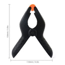 10Pack 4.3inch A Type Plastic Clip Fixture for Cell Phone Tablet Glued Screen Fastening Clamp Non-slip Silicone Handle Repair Tools
