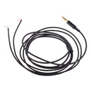 Gold Plated 3.5mm Audio Stereo Repair Headphone Jack Plug Replacement Solder Cable DIY Black