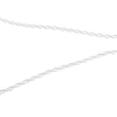 Transparent 3.5mm Plug Crystal Braided Headphone Earphone Audio Repair Cable DIY 1.2m