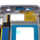 Middle Frame Replacement Part with Volume and On/Off Buttons NO LCD Screen for Samsung Galaxy S7 Edge G935 White