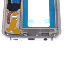 Middle Frame Replacement Part with Volume and On/Off Buttons NO LCD Screen for Samsung Galaxy S7 Edge G935 White