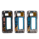Middle Frame Replacement Part with Volume and On/Off Buttons NO LCD Screen for Samsung Galaxy S7 G935 Gold