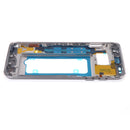 Middle Frame Replacement Part with Volume and On/Off Buttons NO LCD Screen for Samsung Galaxy S7 G935 White