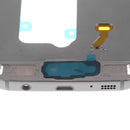 Mid Faceplate Frame Housing with Side Buttons for Samsung Galaxy S7 G935 + Side Buttons No Lens No LCD Screen Blue