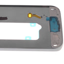 Mid Faceplate Frame Housing with Side Buttons for Samsung Galaxy S7 G935 + Side Buttons No Lens No LCD Screen Blue
