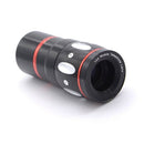 4-in-1 10X Telephoto Lens+Fisheye+Wide Angle+Macro Lens with Phone Clip for IOS and Android Devices Silver