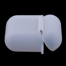 Silicone Shockproof Bumper Case Skin & Ear Loop Strap for AirPods Headsets Wireless Charger Box Clear