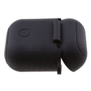 Silicone Protective Cover Case + Anti Lost Ear Loop Cable Connector for Apple AirPods Charging Box Black