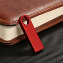 USB 2.0 Flash Memory Drive Bulk Thumb U Disk Sticks Fast Storage Capless Key Ring Design Waterproof Red 256GB
